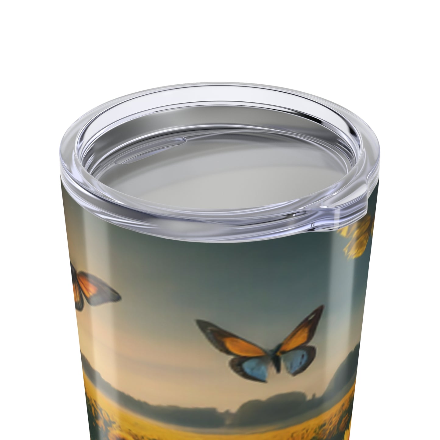 Sunflower Theme Insulated Stainless Steel Tumbler 20oz