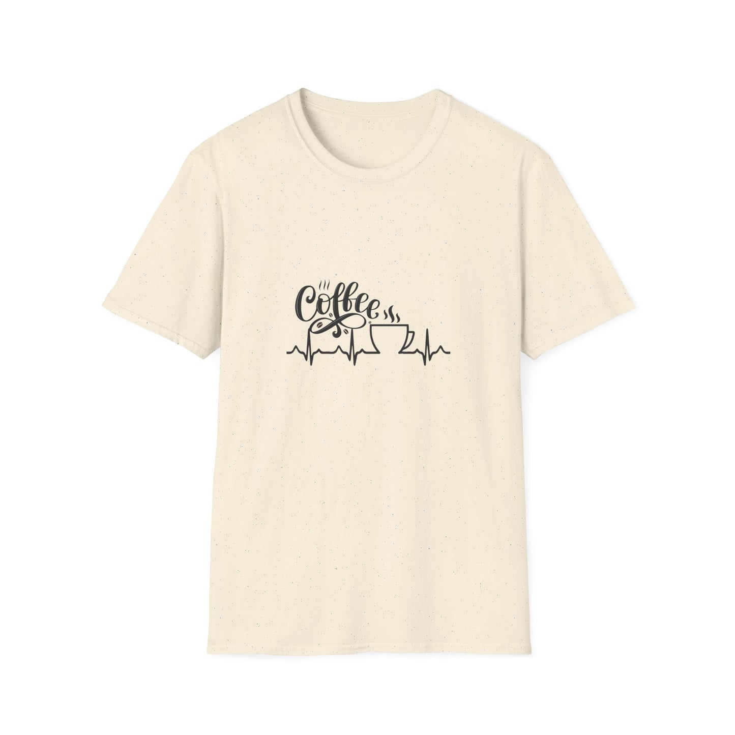 Coffee is Life Unisex Softstyle T-Shirt | Funny Coffee Tee, Gift for Coffee Lovers, Casual Wear, Caffeine Addict Shirt