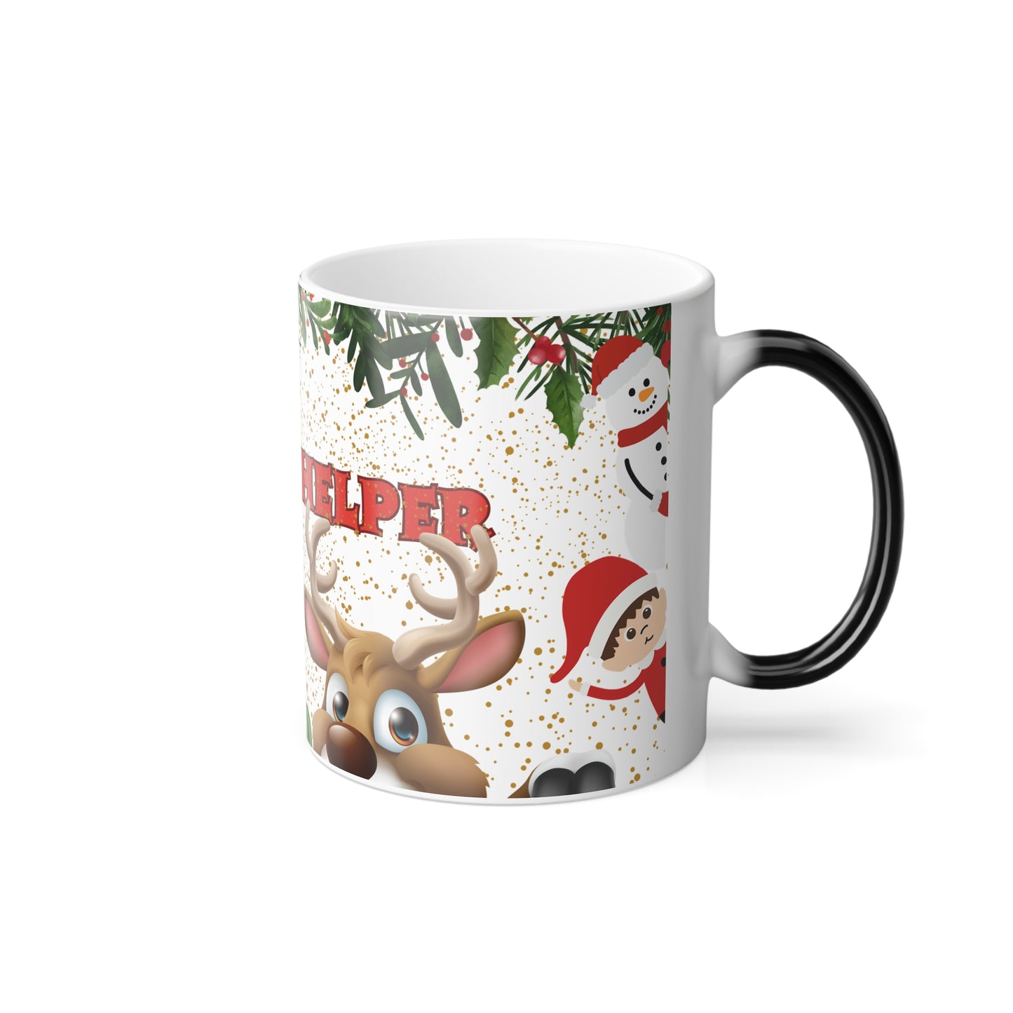 Santa's Helper Christmas Color Morphing Mug, 11oz