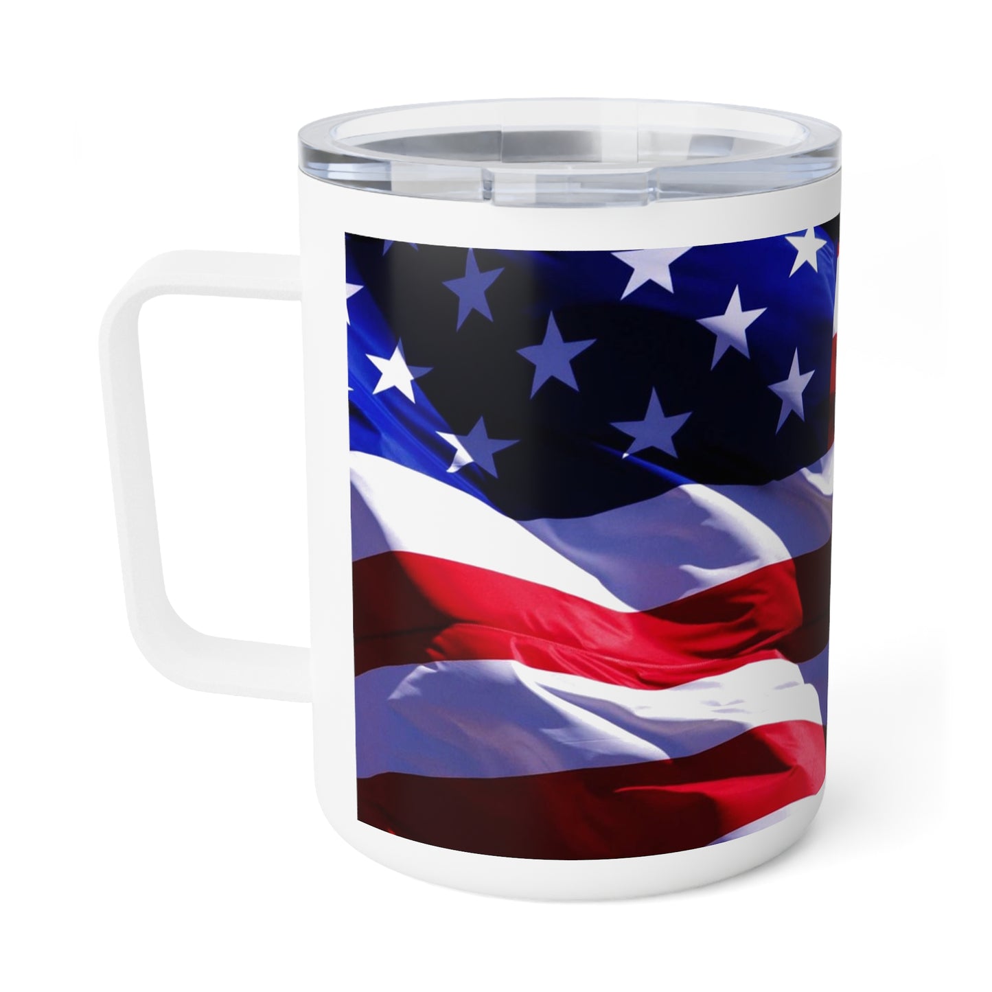 Show Your Patriotism on the Go! Insulated Coffee Mug, 10oz