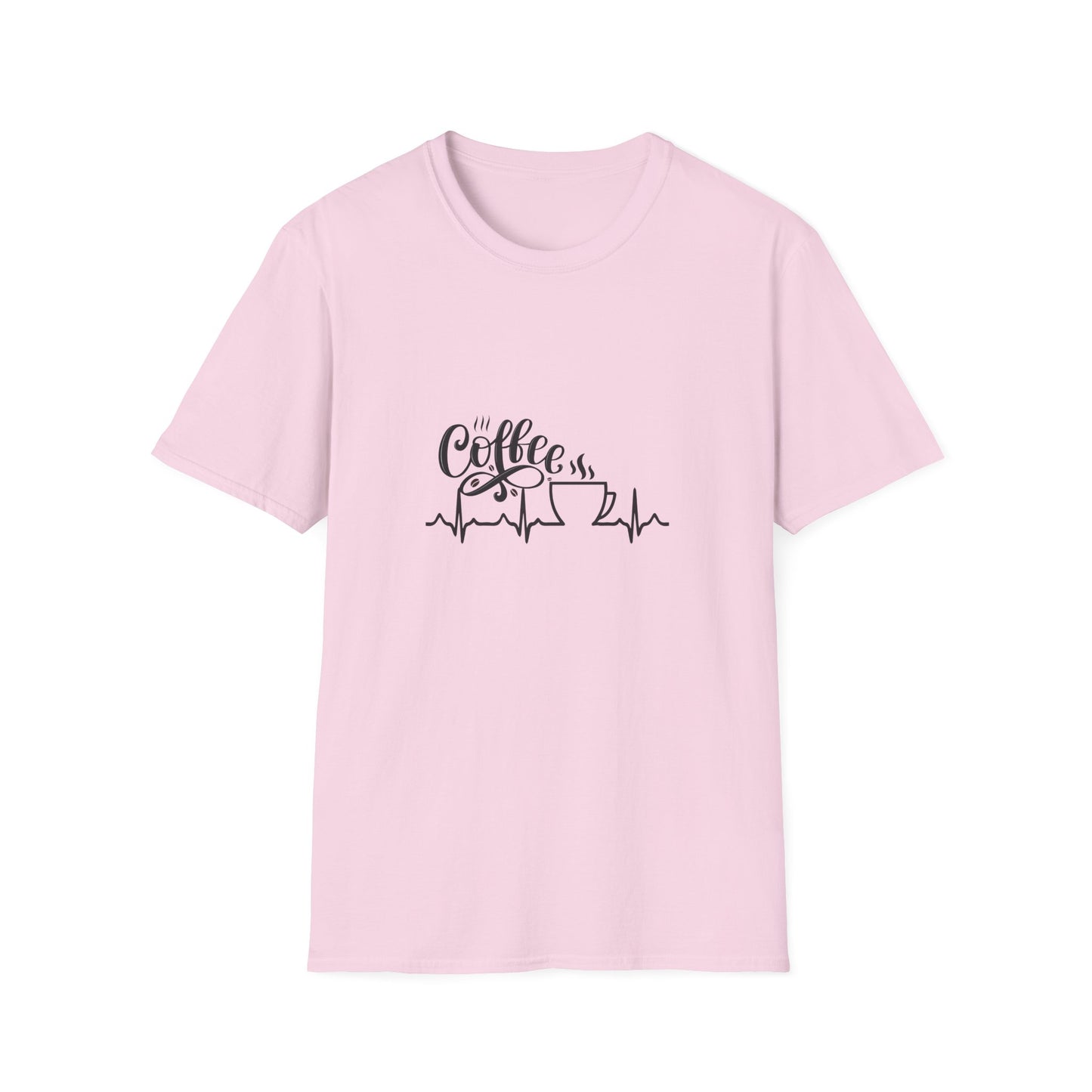 Coffee is Life Unisex Softstyle T-Shirt | Funny Coffee Tee, Gift for Coffee Lovers, Casual Wear, Caffeine Addict Shirt