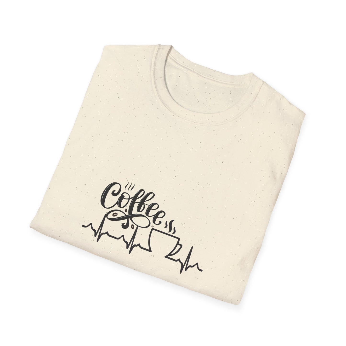 Coffee is Life Unisex Softstyle T-Shirt | Funny Coffee Tee, Gift for Coffee Lovers, Casual Wear, Caffeine Addict Shirt
