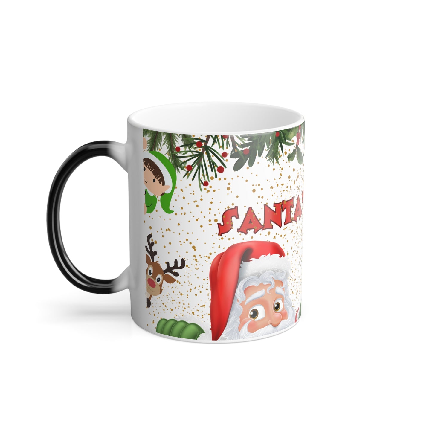 Santa's Helper Christmas Color Morphing Mug, 11oz