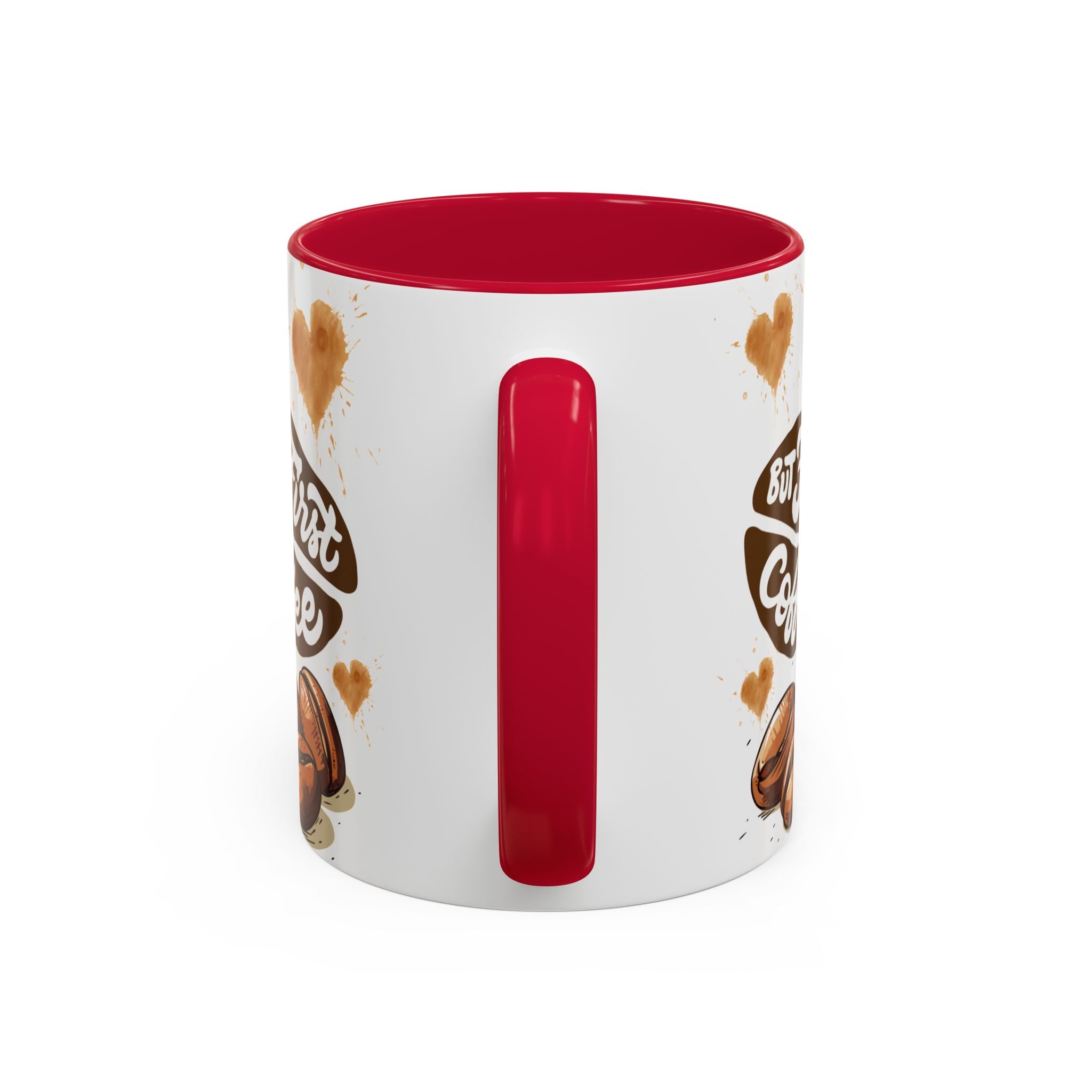 Cute Highland Cow Coffee Mug — "But First Coffee" Colorful Ceramic Mug (11oz/15oz)