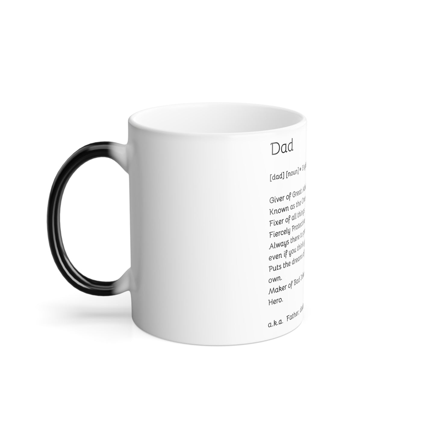 Dad Color Morphing Mug, 11oz