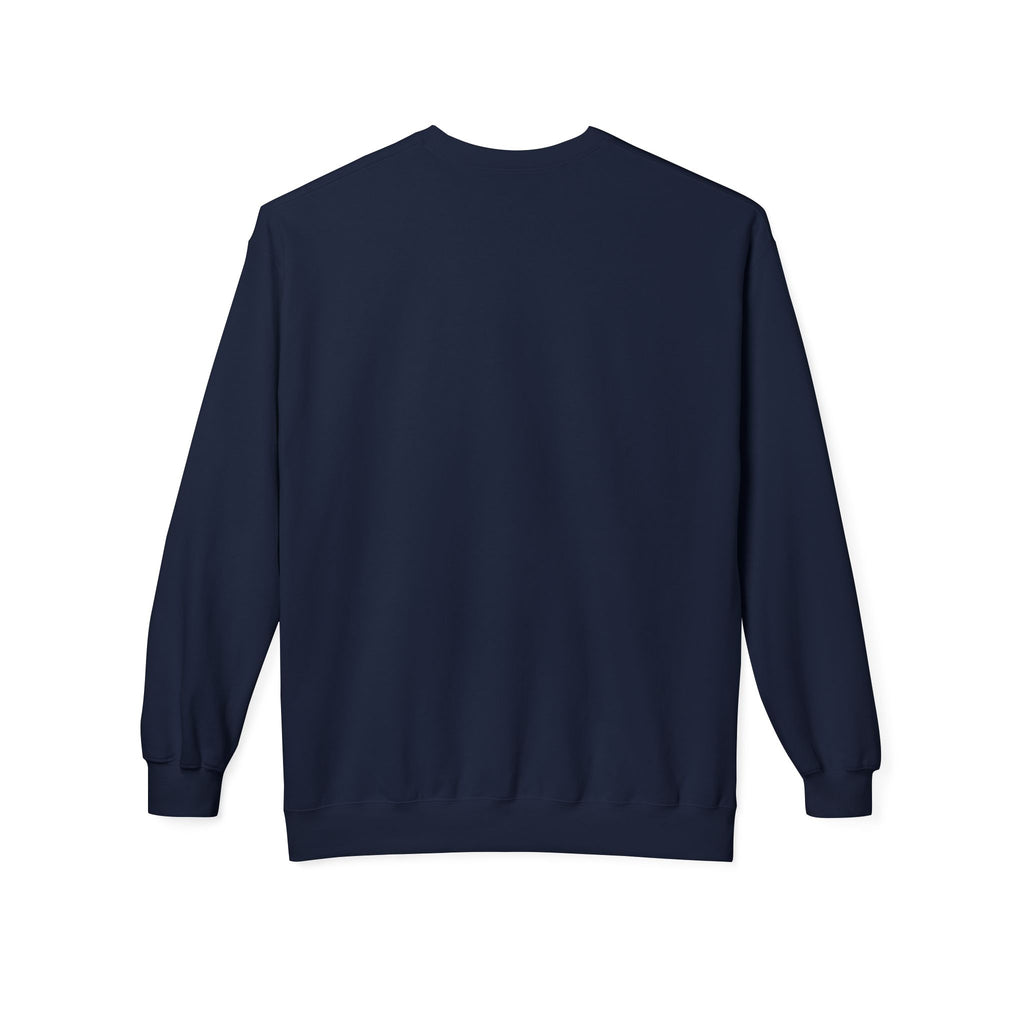 90s Grime Crewneck Sweatshirt — Retro Distorted Logo Pullover