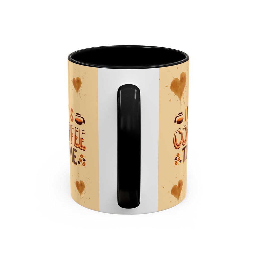 Cute Highland Cow "It's Coffee Time" Mug | Accent Coffee Mug