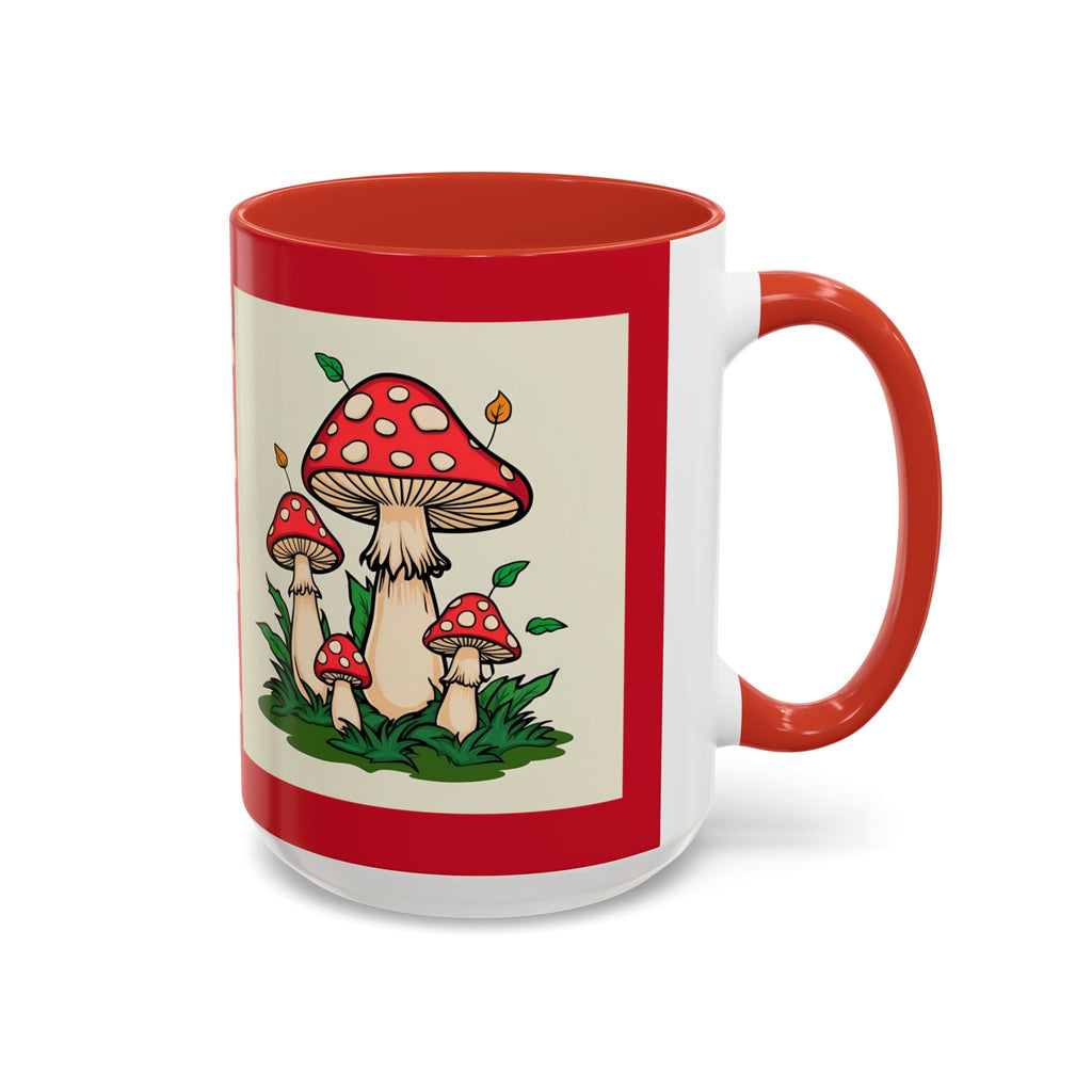 Mushroom Coffee Mug Accent Toadstool Design