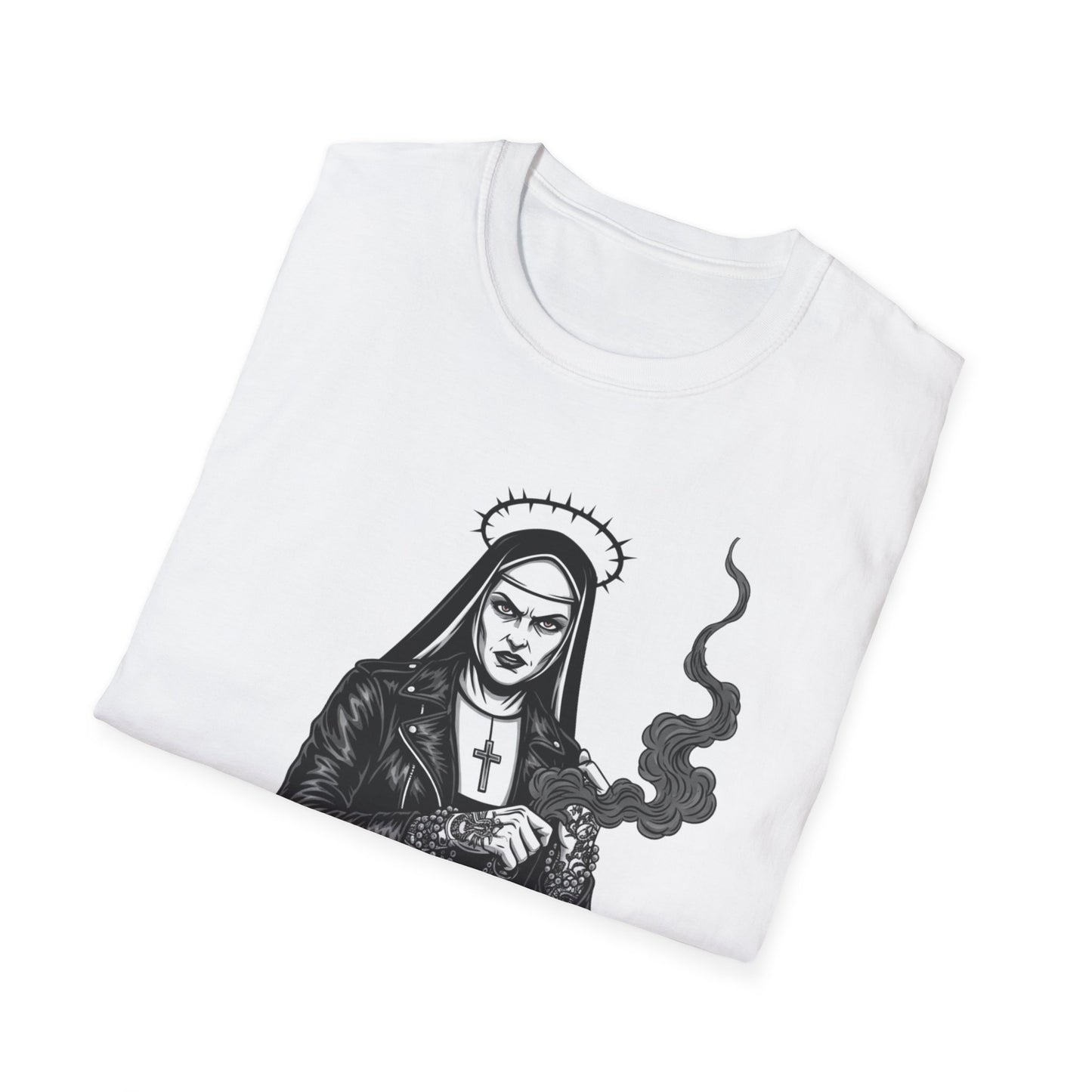 Gothic Graphic Tee - "Faith over Fear" Unisex Softstyle T-Shirt