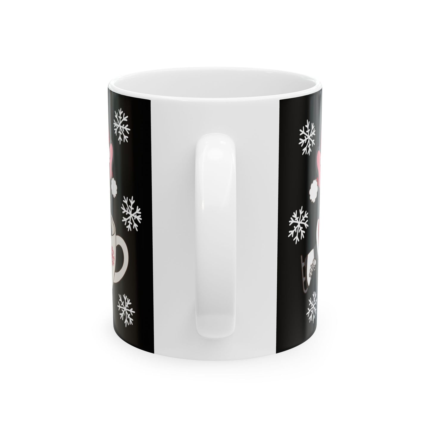 French Bulldog Christmas Wreath Mug | Merry Christmas Ceramic Mug