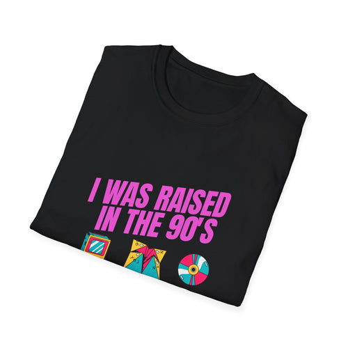 90s Nostalgia Unisex Softstyle T-Shirt, Retro Graphic Tee, Fun Throwback Shirt, Casual Wear, Gift for 90s Kids