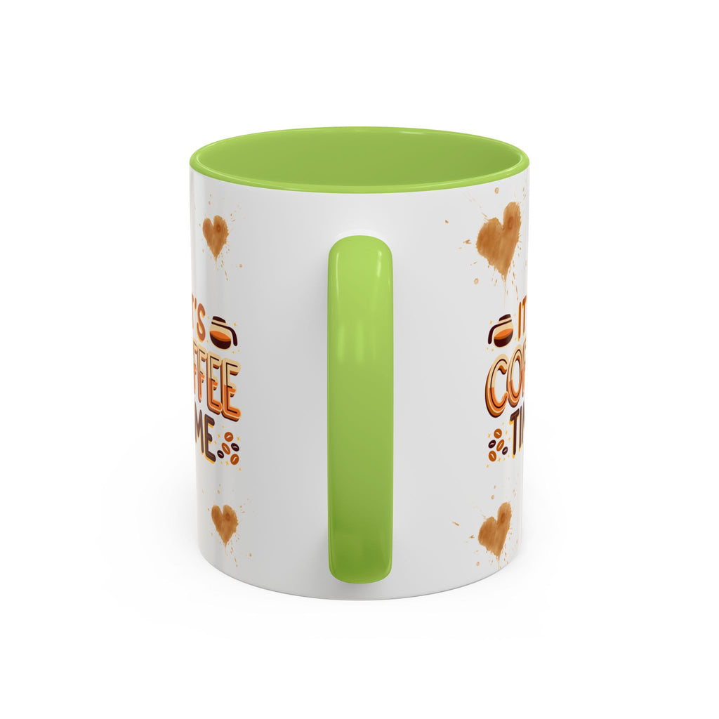 Cute Highland Cow It's Coffee Time Mug | Accent Coffee Mug