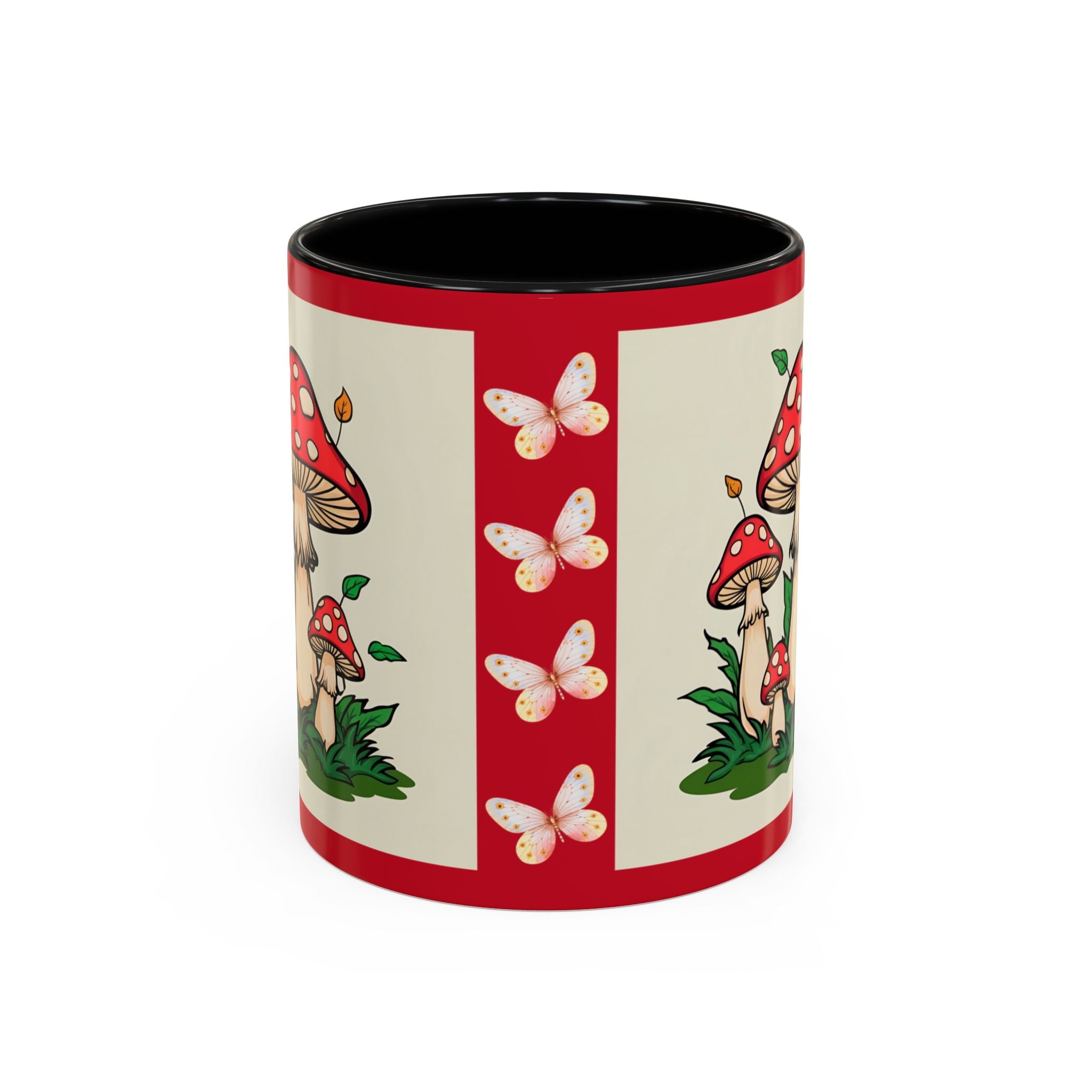 Mushroom Coffee Mug Accent Toadstool Design