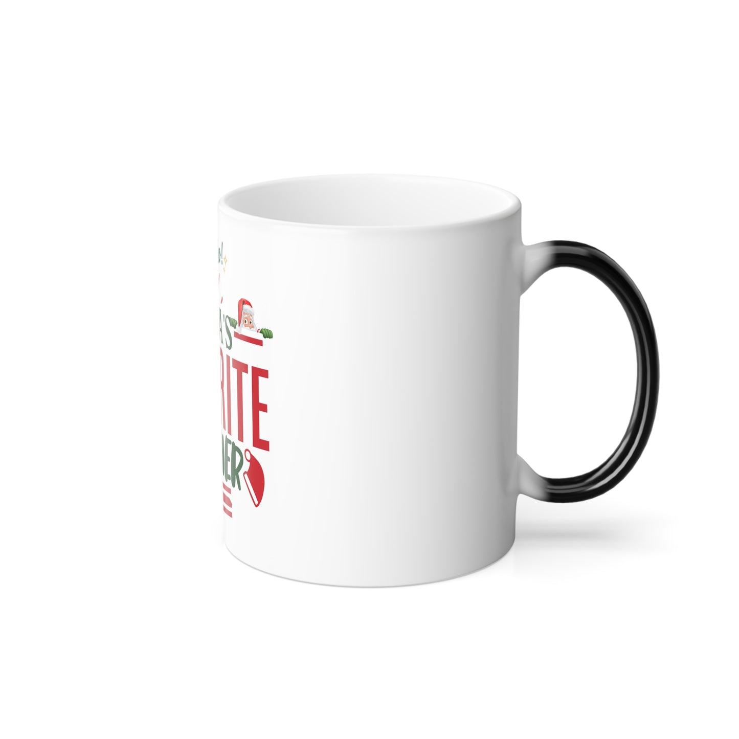 Christmas Gift for "Favorite" Teacher Color Morphing Mug, 11oz