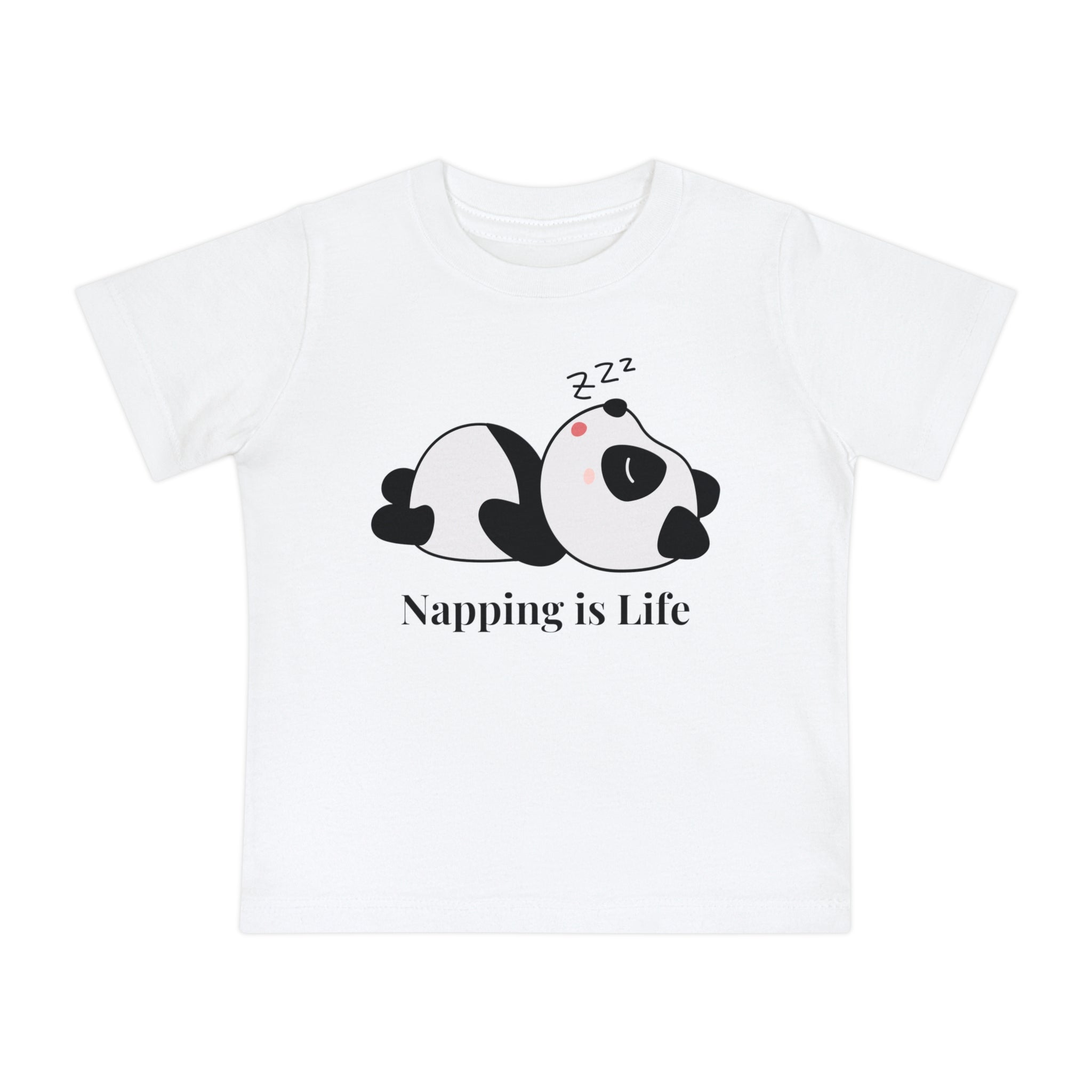 Toddler Shirt with Napping is Life Baby Short Sleeve T-Shirt