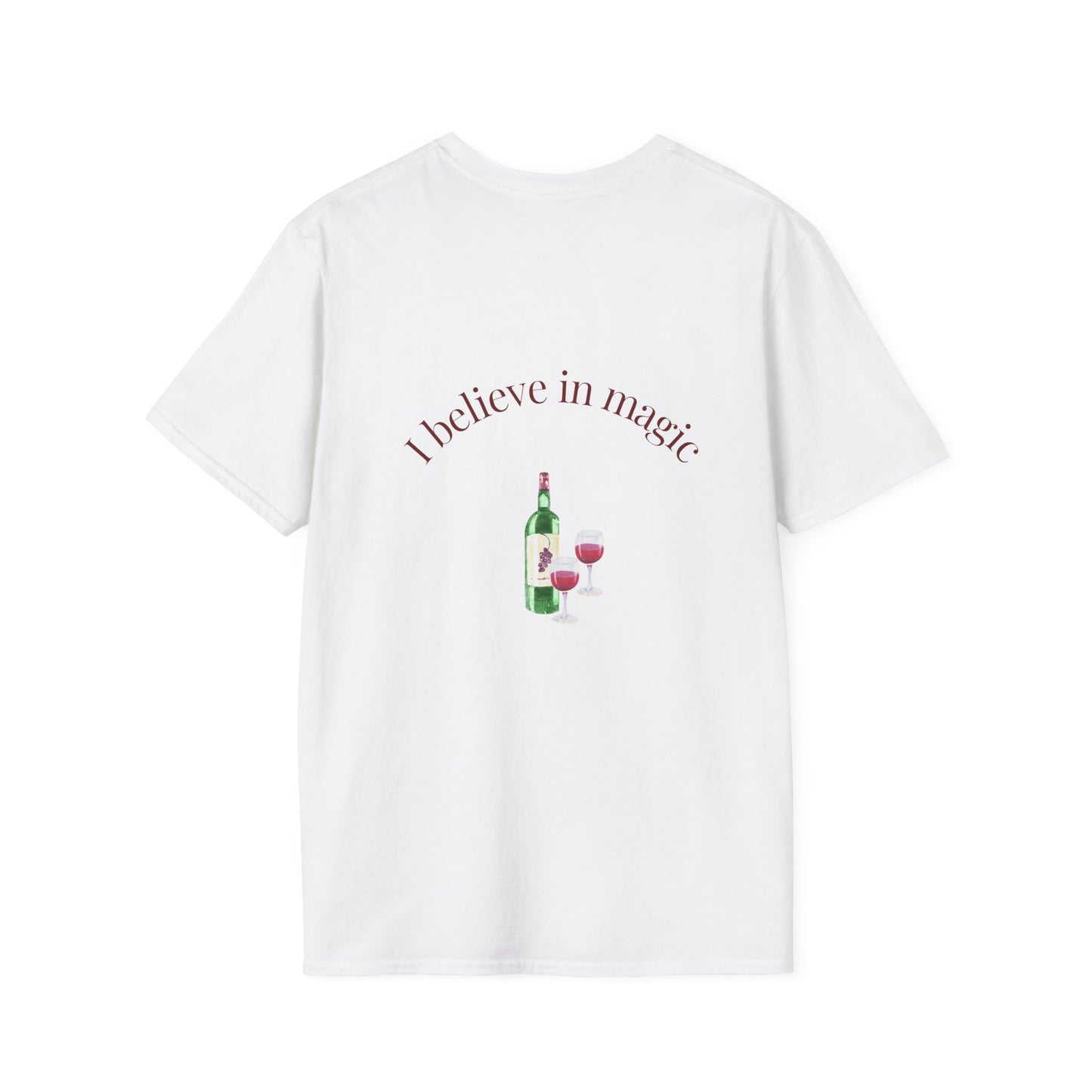 T-Shirt for Wine Drinkers: Saying "Let's Wine Together" Softstyle T-Shirt