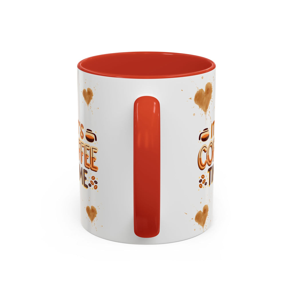 Cute Highland Cow It's Coffee Time Mug | Accent Coffee Mug