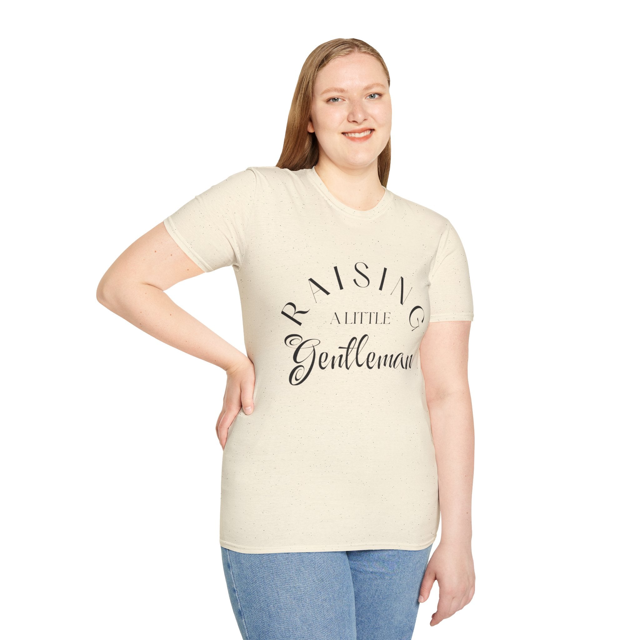 Mommy & Me Matching: Raising a Little Gentleman Softstyle T-Shirt
