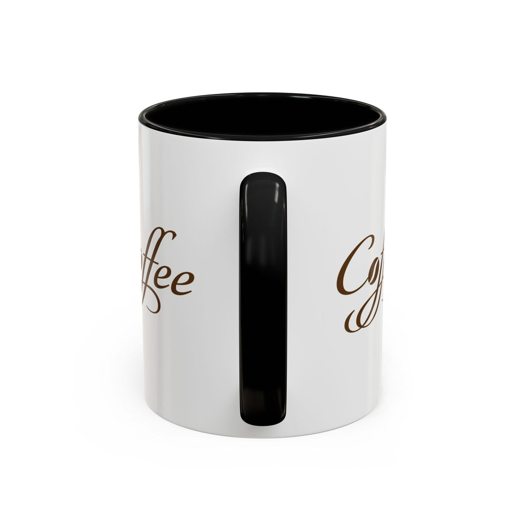 Cute Highland Cow Coffee Mug — Floral 'Coffee' Accent Mug (11/15oz)