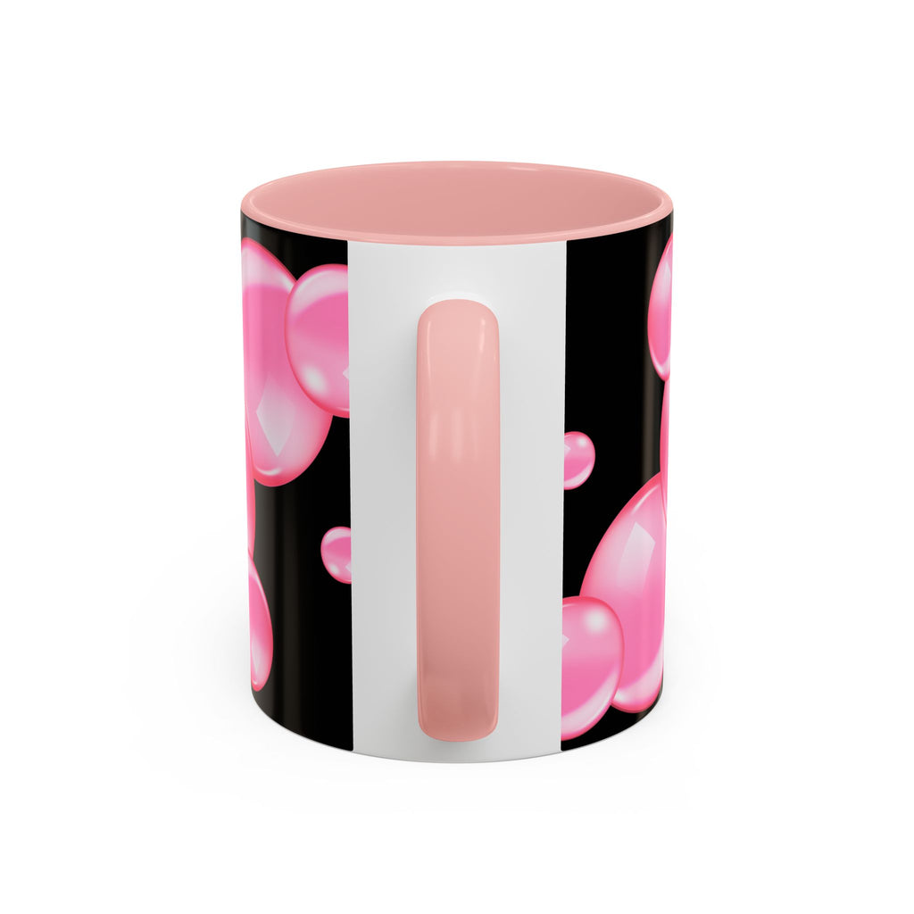 Highland Cow Bubblegum Mug  Cute Pink Bow Accent Coffee Cup (11/15oz)