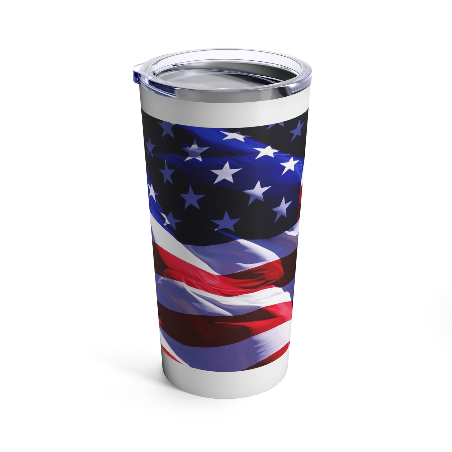 Drinkware with Flair: Personalized Beautiful Patriotic "USA" Tumbler 20oz