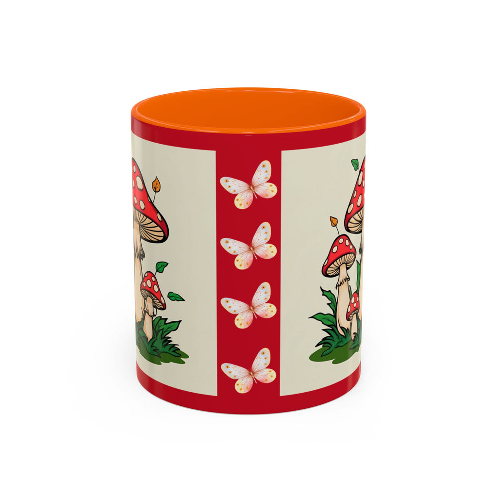 Mushroom Coffee Mug Accent Toadstool Design