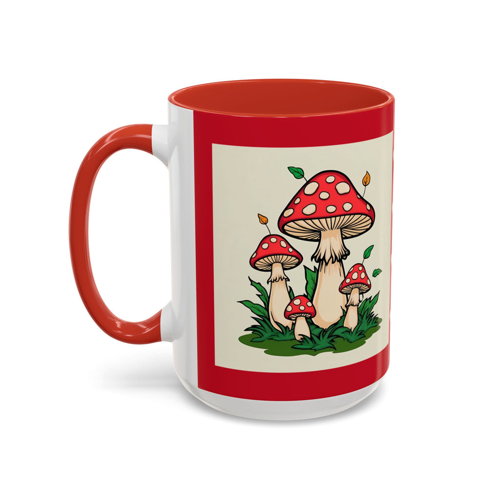 Mushroom Coffee Mug Accent Toadstool Design