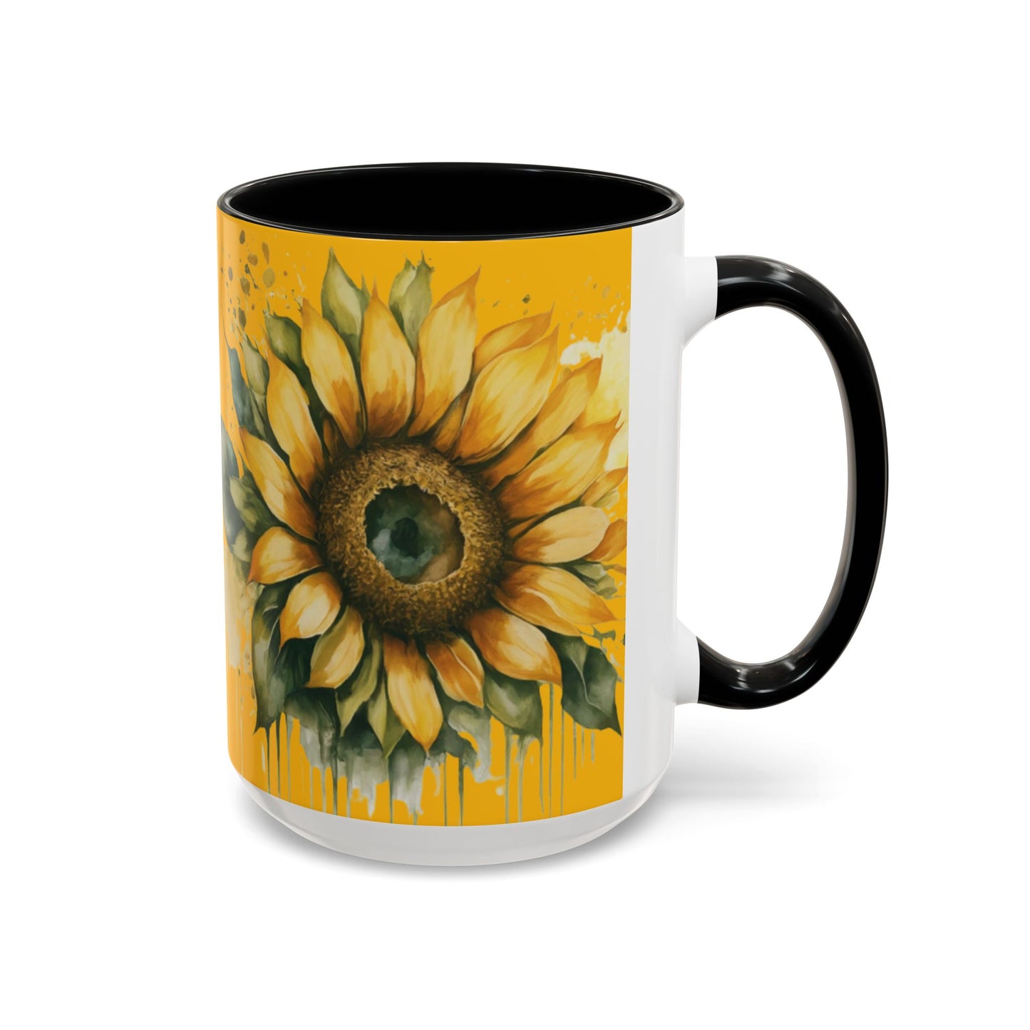 Sunflower Accent Coffee Mug (11, 15oz)