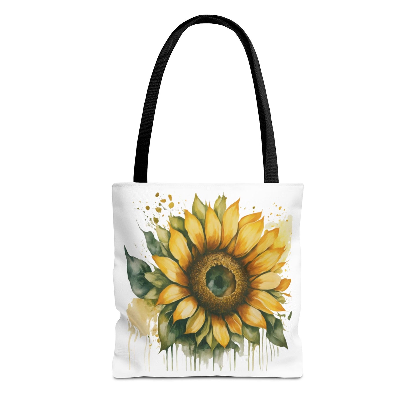 Sunflower Motivational Tote Bag - Stay Focus On The Positive, Eco-Friendly Carryall, Floral Shopping Bag, Gift for Friends, Summer Essential