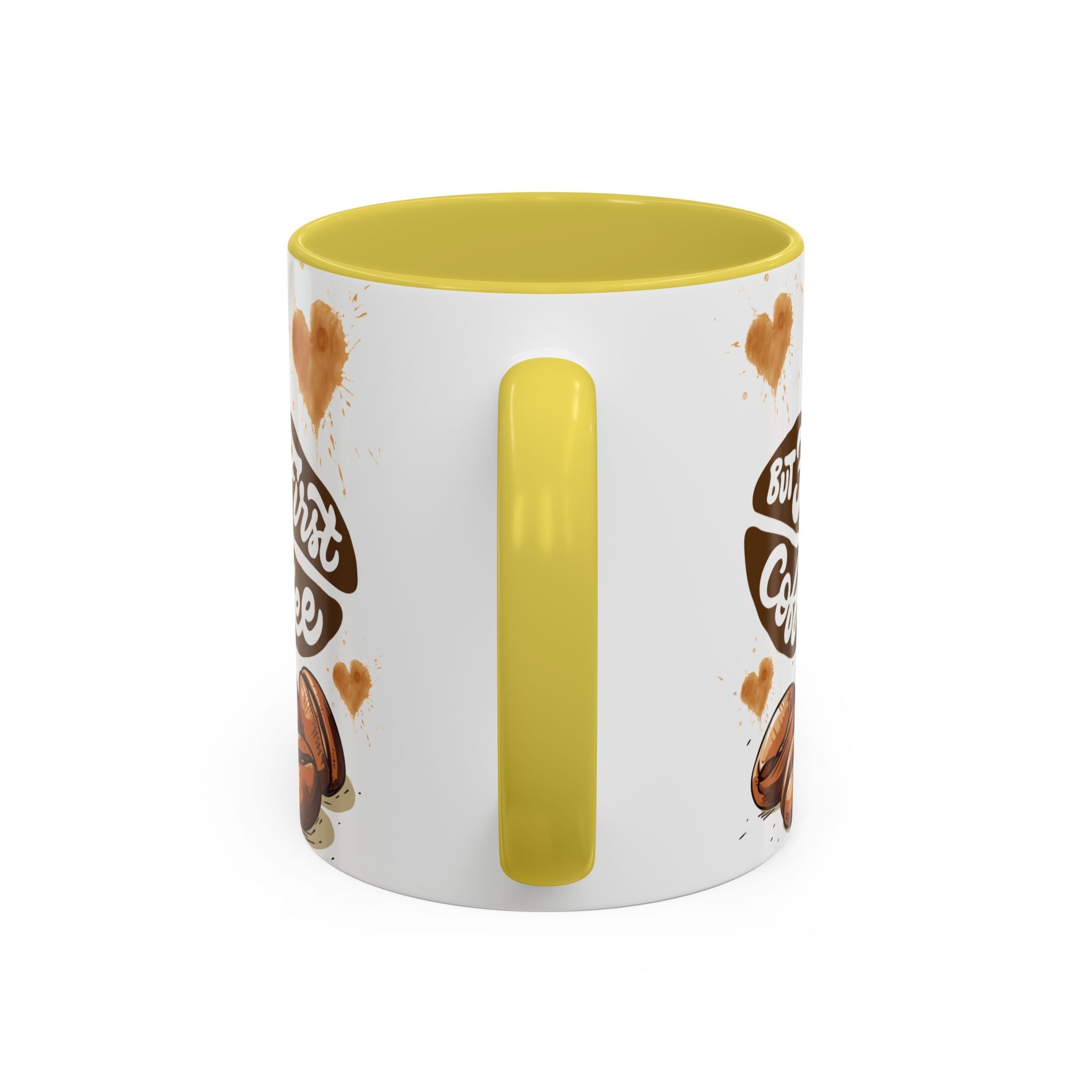 Cute Highland Cow Coffee Mug — "But First Coffee" Colorful Ceramic Mug (11oz/15oz)