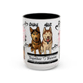 Husky Couple Coffee Mug — “Together Forever” Personalized Pet Lovers Gift