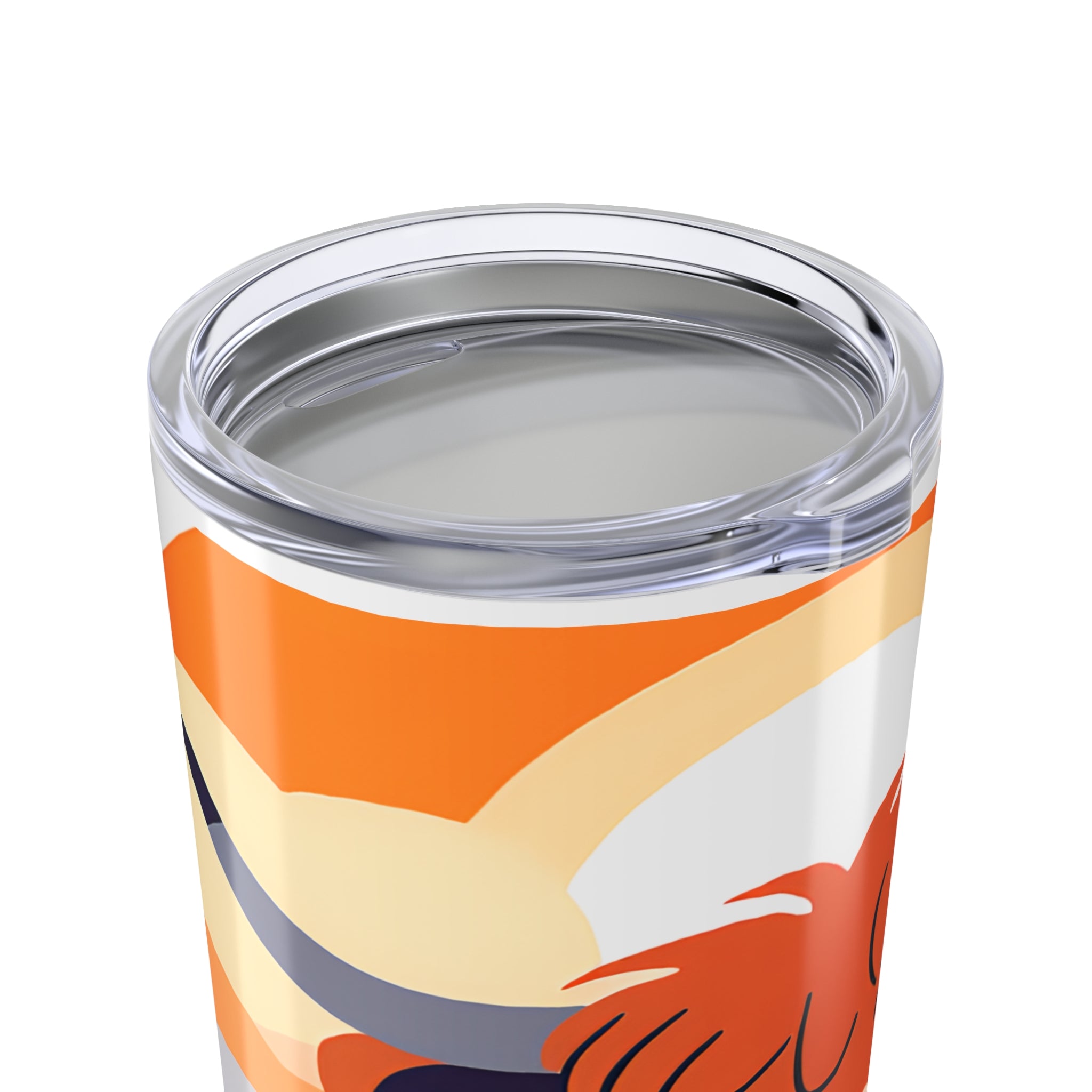 Highland Cow Travel Tumbler Cute Orange Scottish Cattle Insulated Cup 20oz