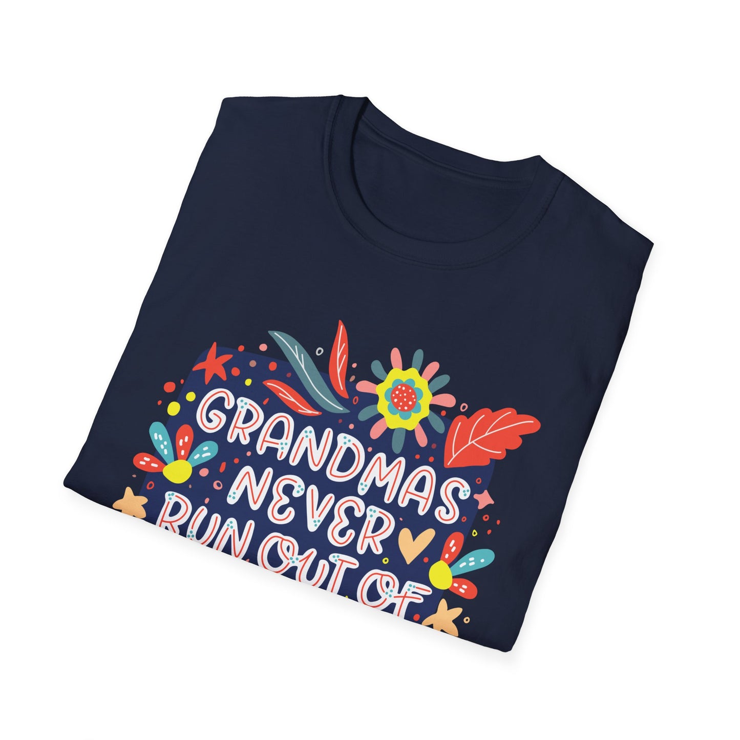 Hugs & Cookies Guaranteed: New Grandma Softstyle T-Shirt