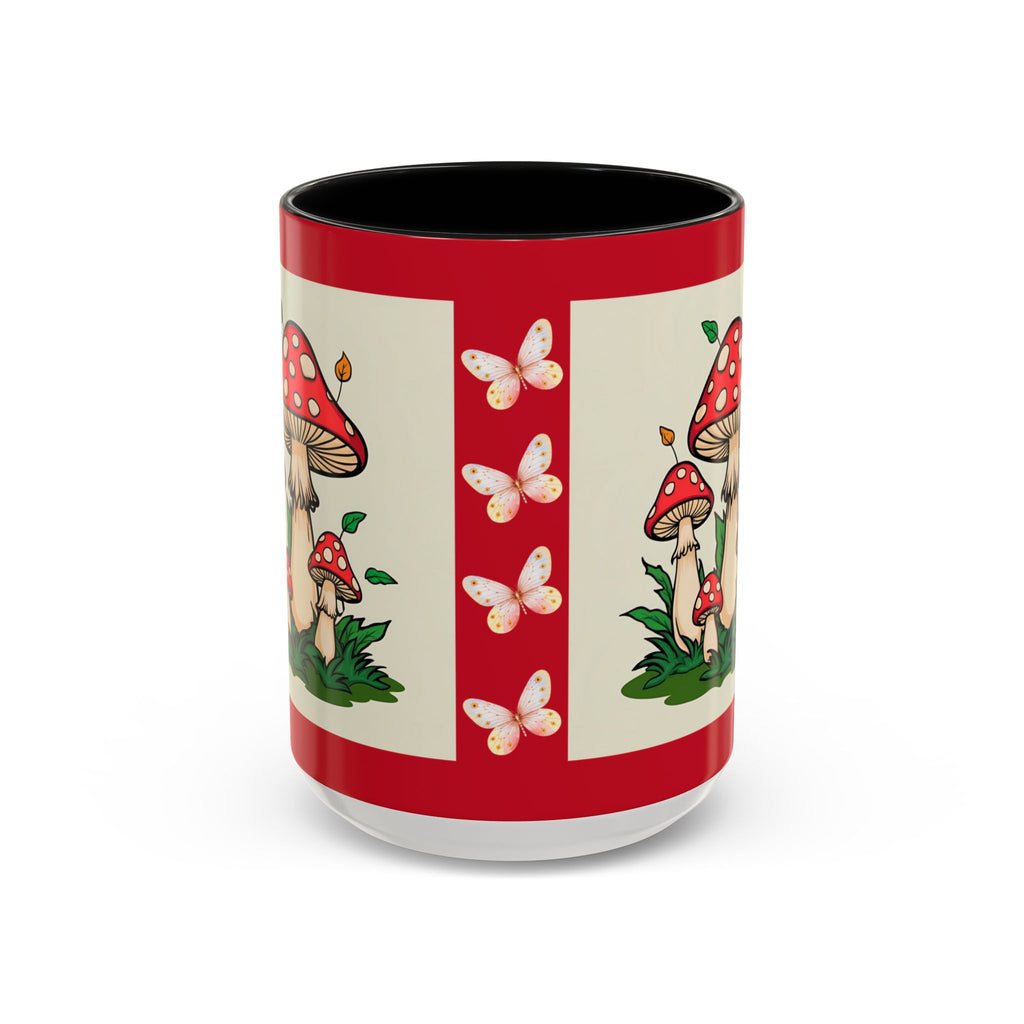 Mushroom Coffee Mug Accent Toadstool Design