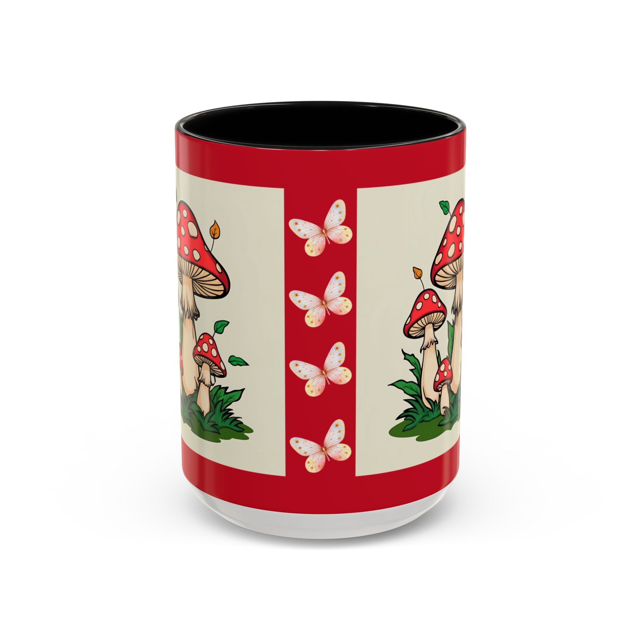 Mushroom Coffee Mug Accent Toadstool Design