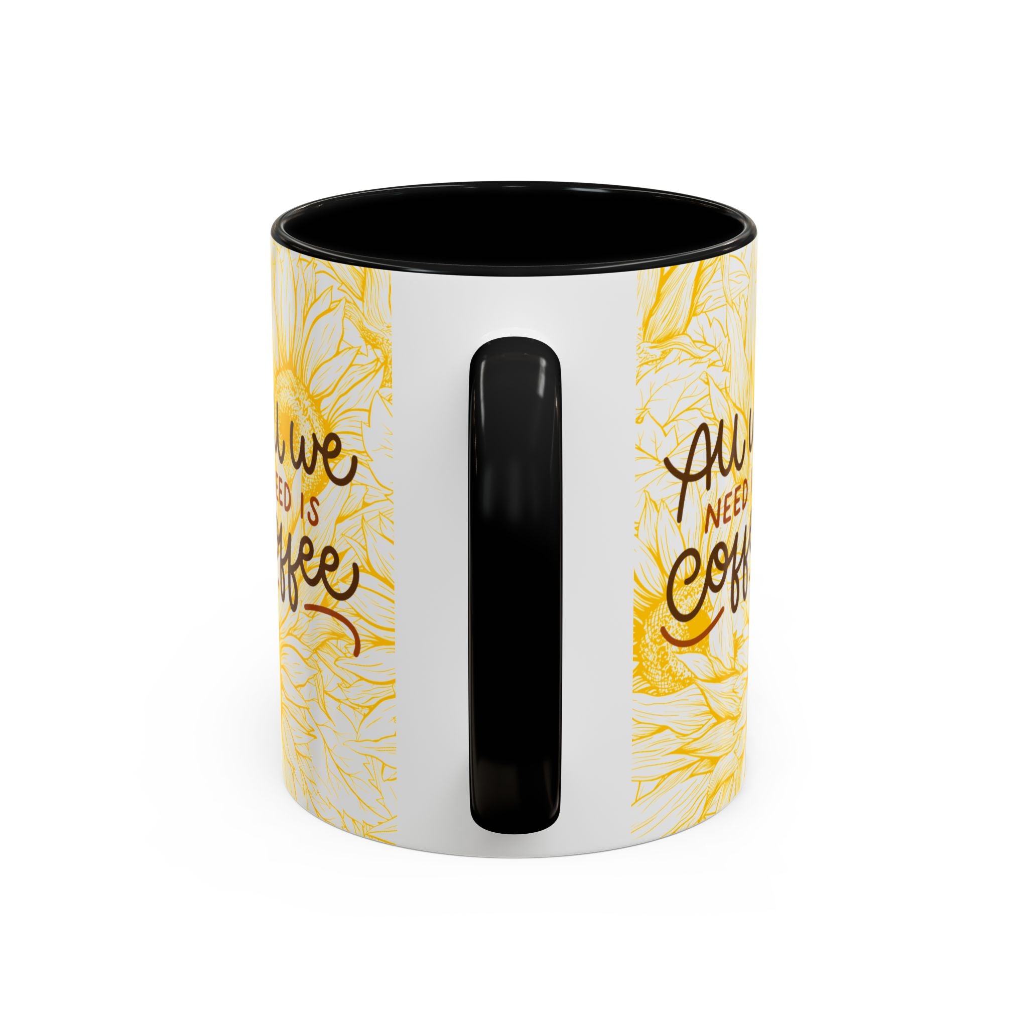 Highland Cow Cup Cute Sunflower Coffee Mug 11 and 15oz Size