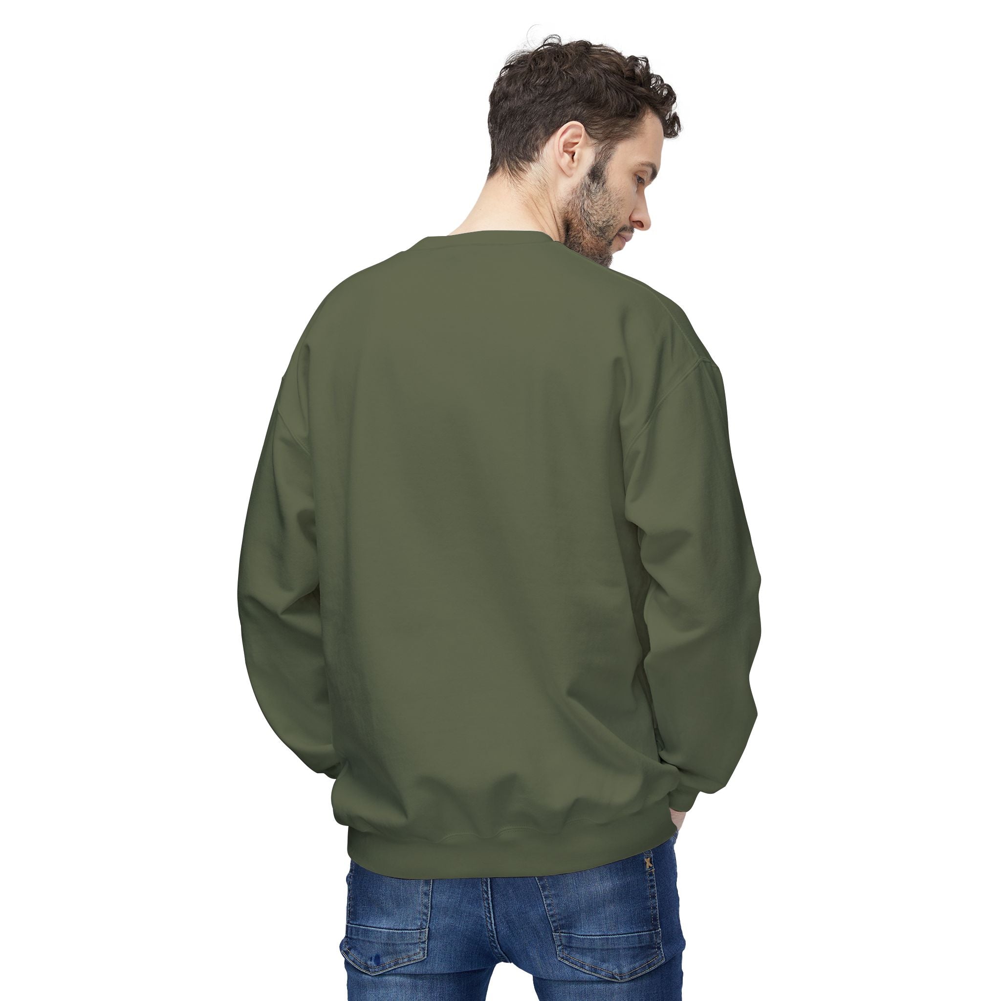 90s Grime Crewneck Sweatshirt — Retro Distorted Logo Pullover