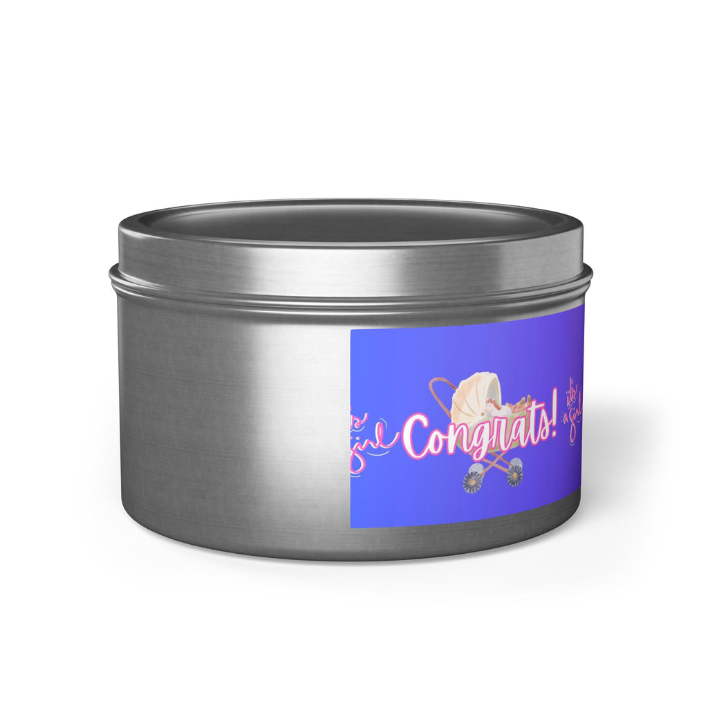 "Welcome to the World" - A Collection of Girl Baby Candles! Tin Candles