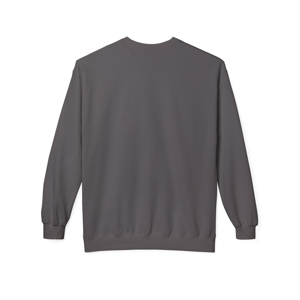 90s Grime Crewneck Sweatshirt — Retro Distorted Logo Pullover