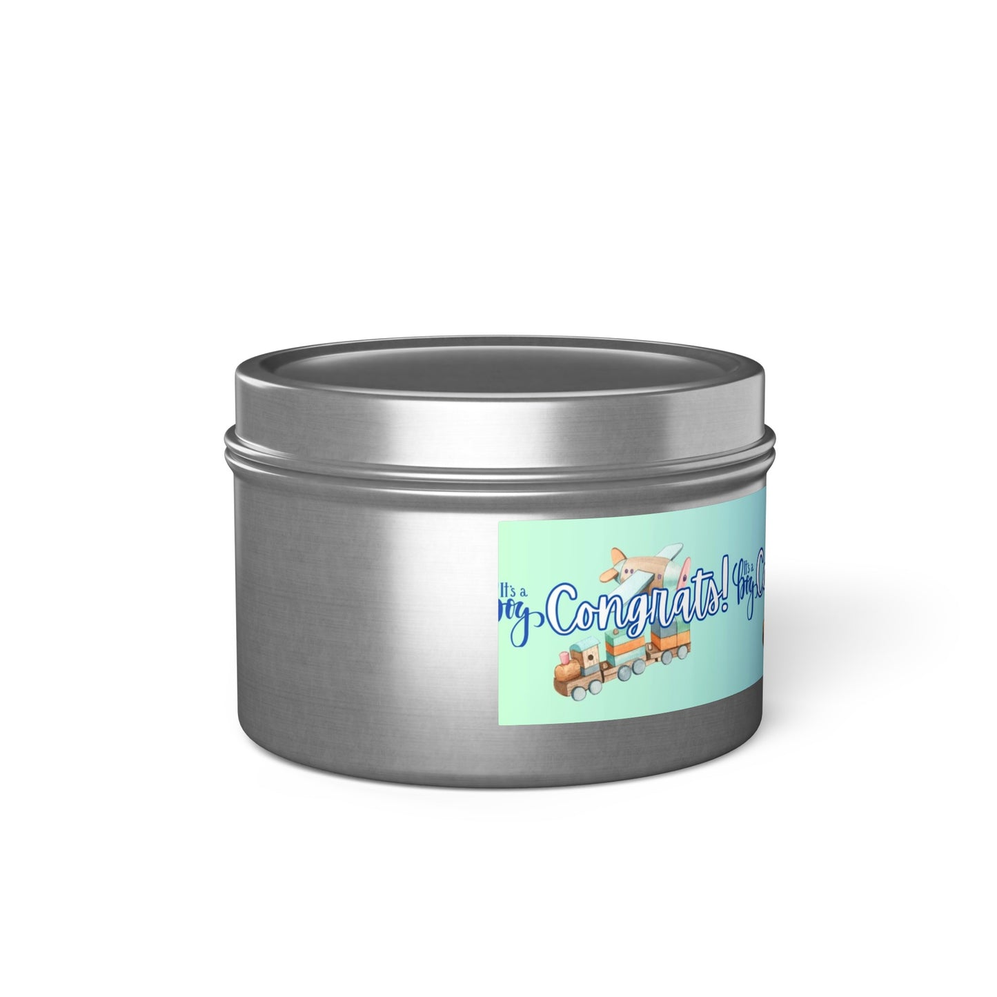 "Welcome to the World" - A Collection of Boy Baby Candles! Tin Candles