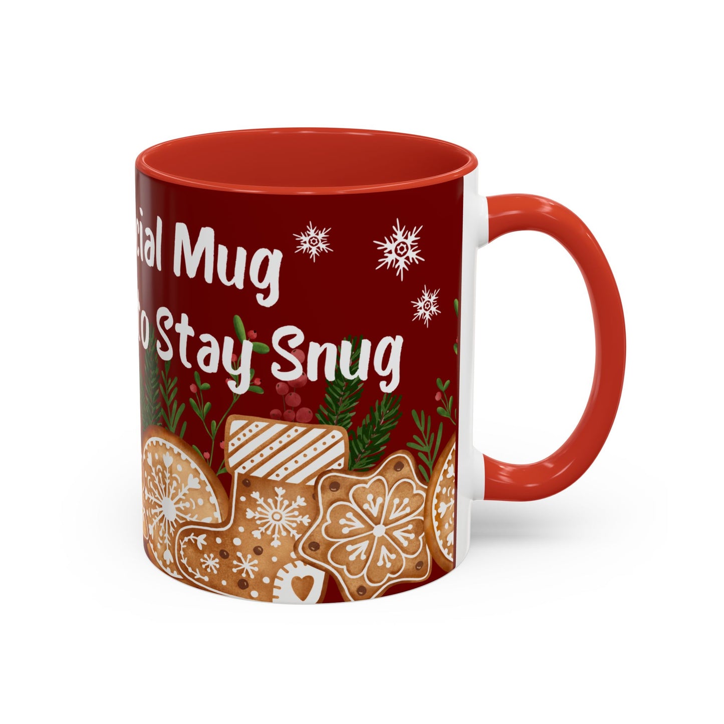 Christmas Gingerbread Coffee Mug – "Special Mug & Hot Chocolate to Stay Snug"