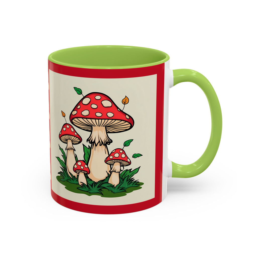 Mushroom Coffee Mug Accent Toadstool Design