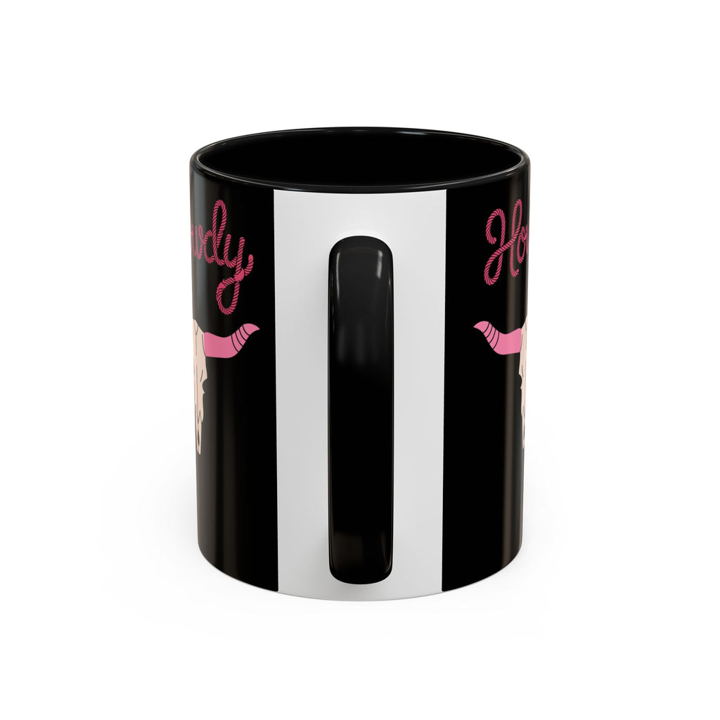 Cowgirl Coffee Mug — Howdy Pink Western Accent Mug (11/15oz)