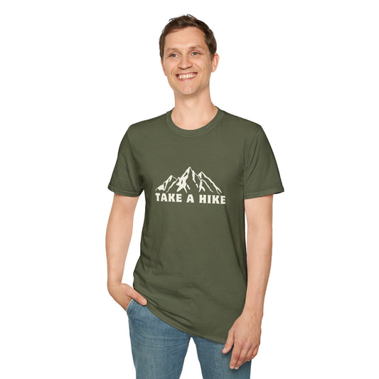 T-Shirt Outdoor Hiking Graphic Tee Take a Hike Mountain