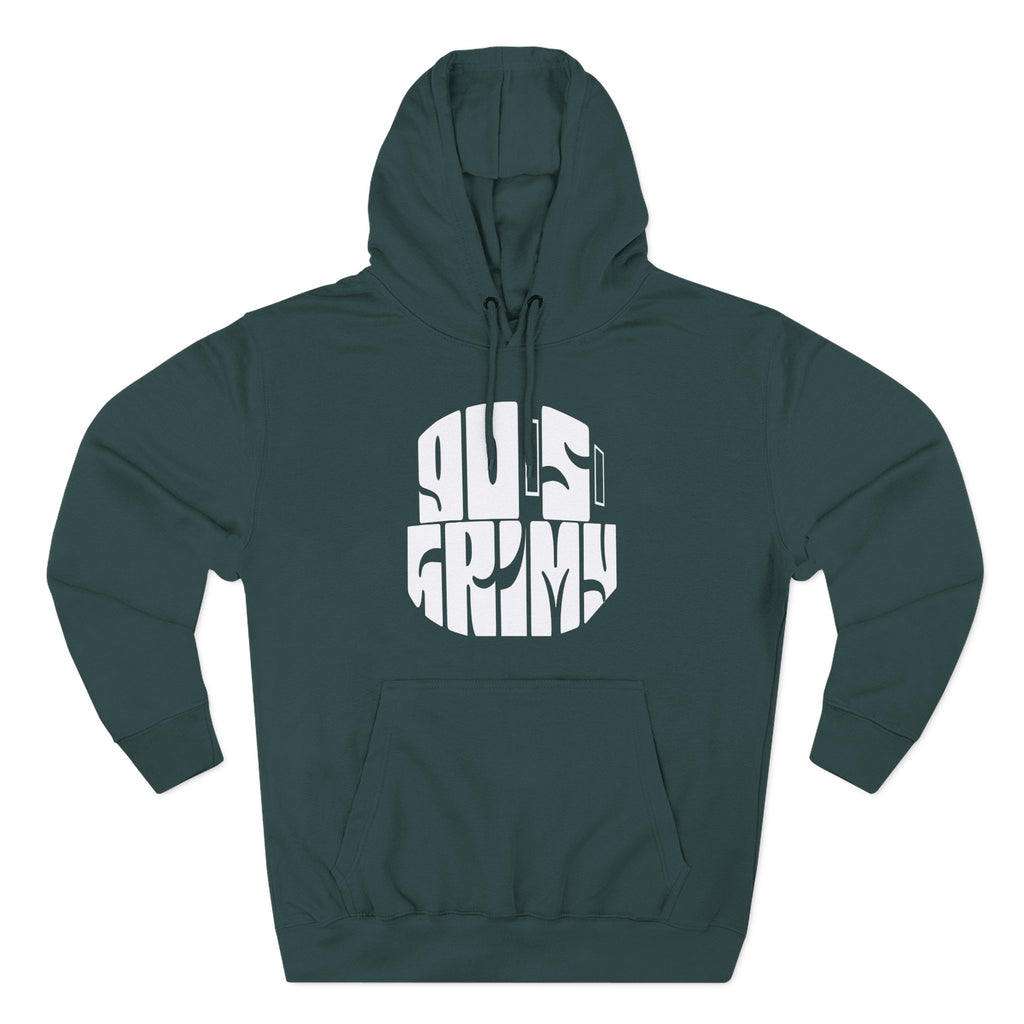 Retro 'Guilty As Charged' Graphic Hoodie — Vintage Circle Logo Pullover