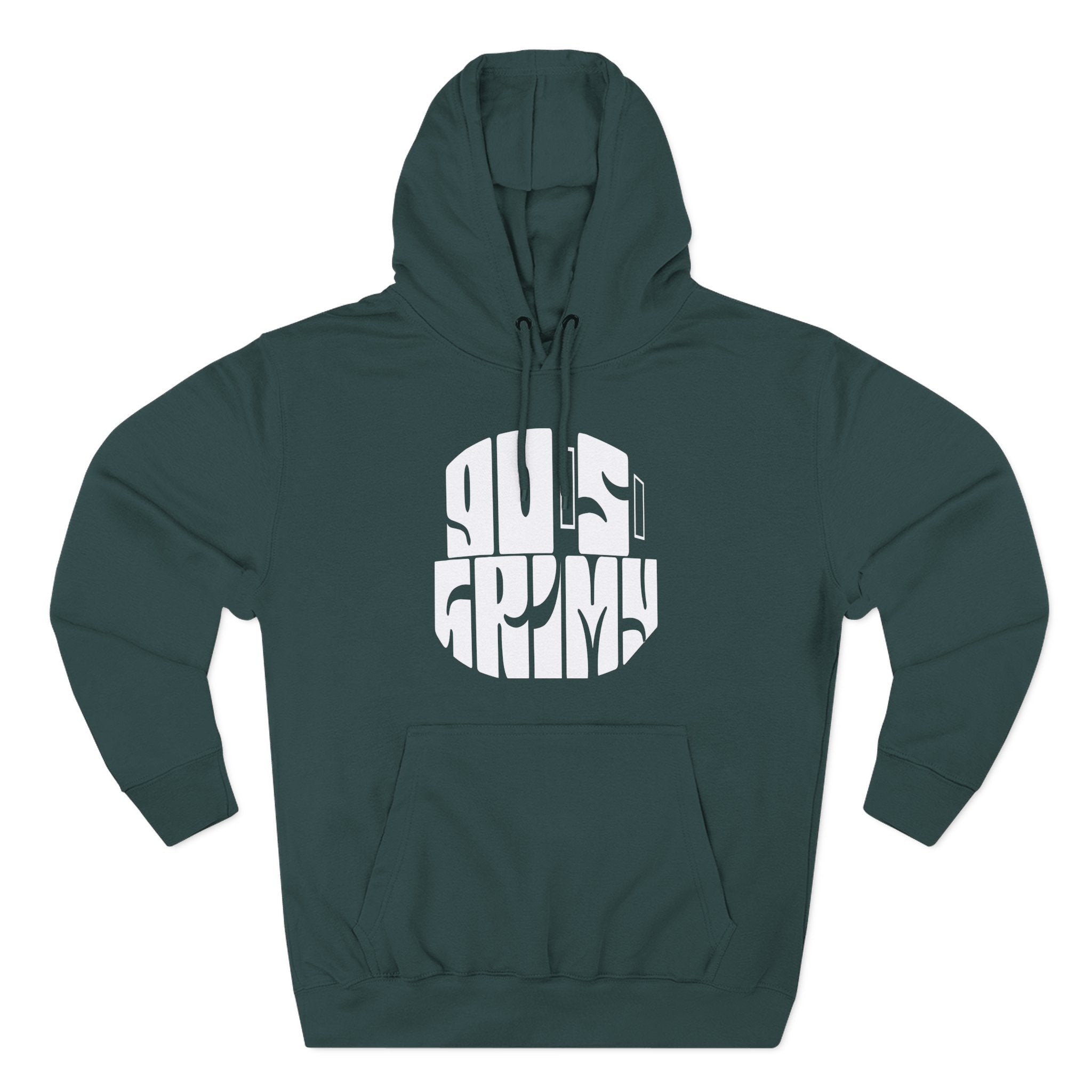 Retro 'Guilty As Charged' Graphic Hoodie — Vintage Circle Logo Pullover