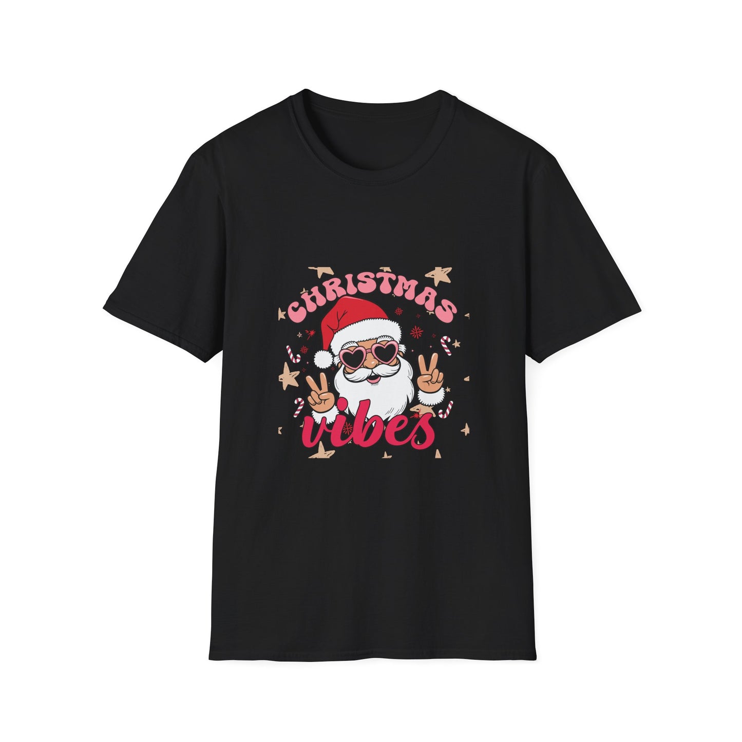 Santa Vibes Unisex Soft Style T-Shirt