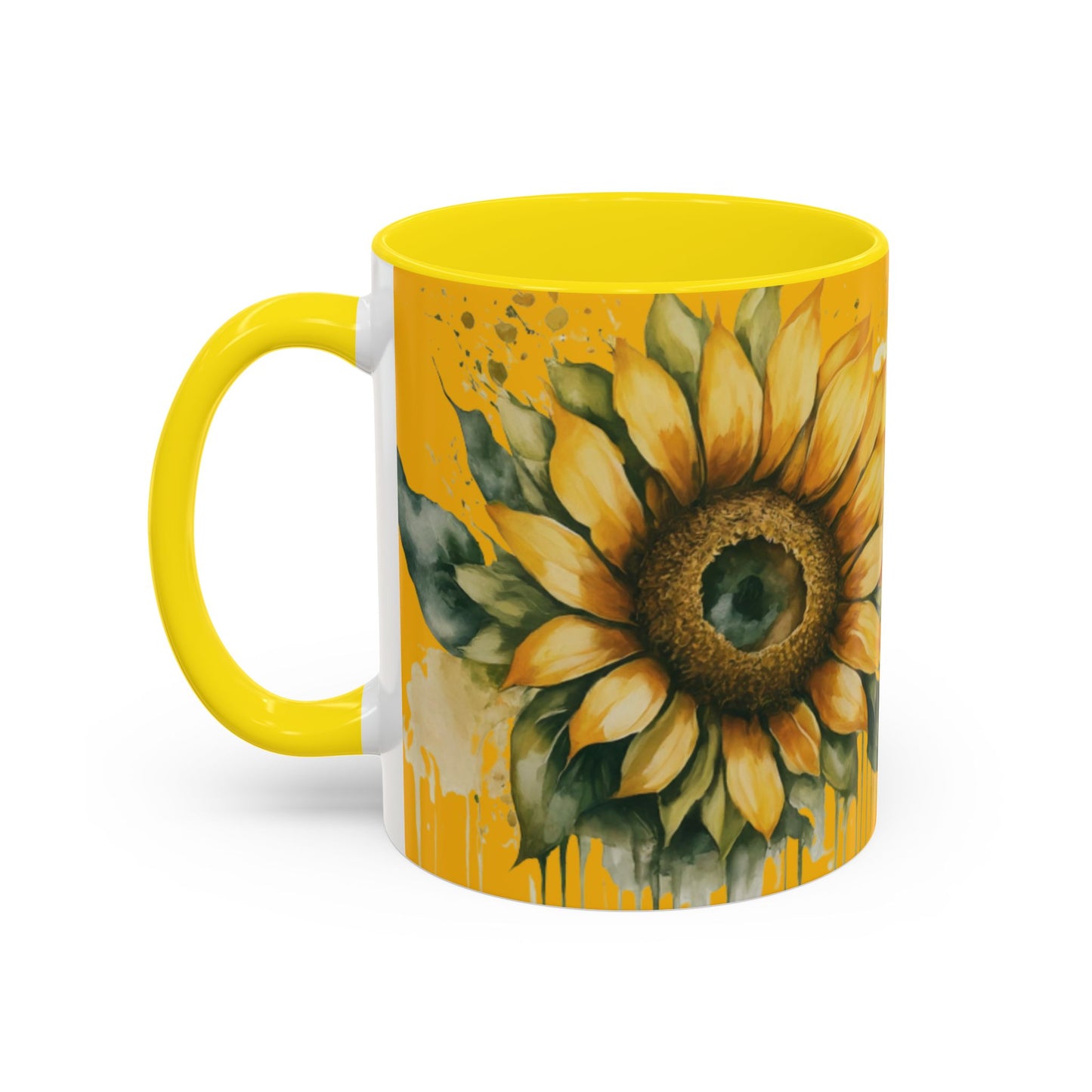 Sunflower Accent Coffee Mug (11, 15oz)