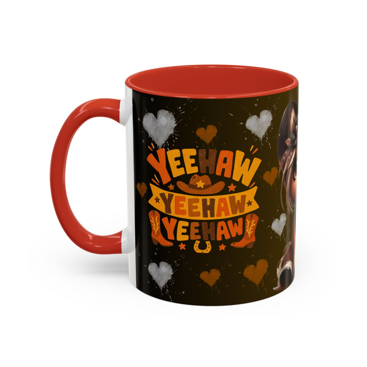 Cowgirl Pony Mug | Accent Coffee Mug 11oz 15oz, Western Cute Horse Design