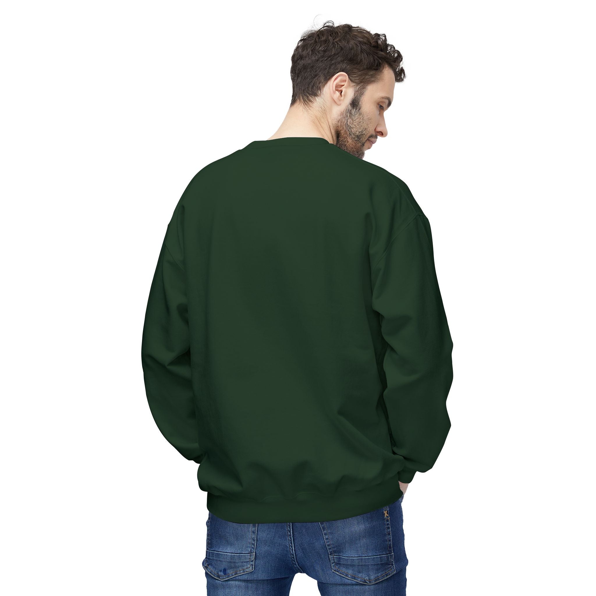 90s Grime Crewneck Sweatshirt — Retro Distorted Logo Pullover